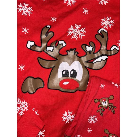 Daughter Queen kids sz. 7 two pc. Holiday reindeer pj set. Cute, grt. shape - Picture 11 of 11